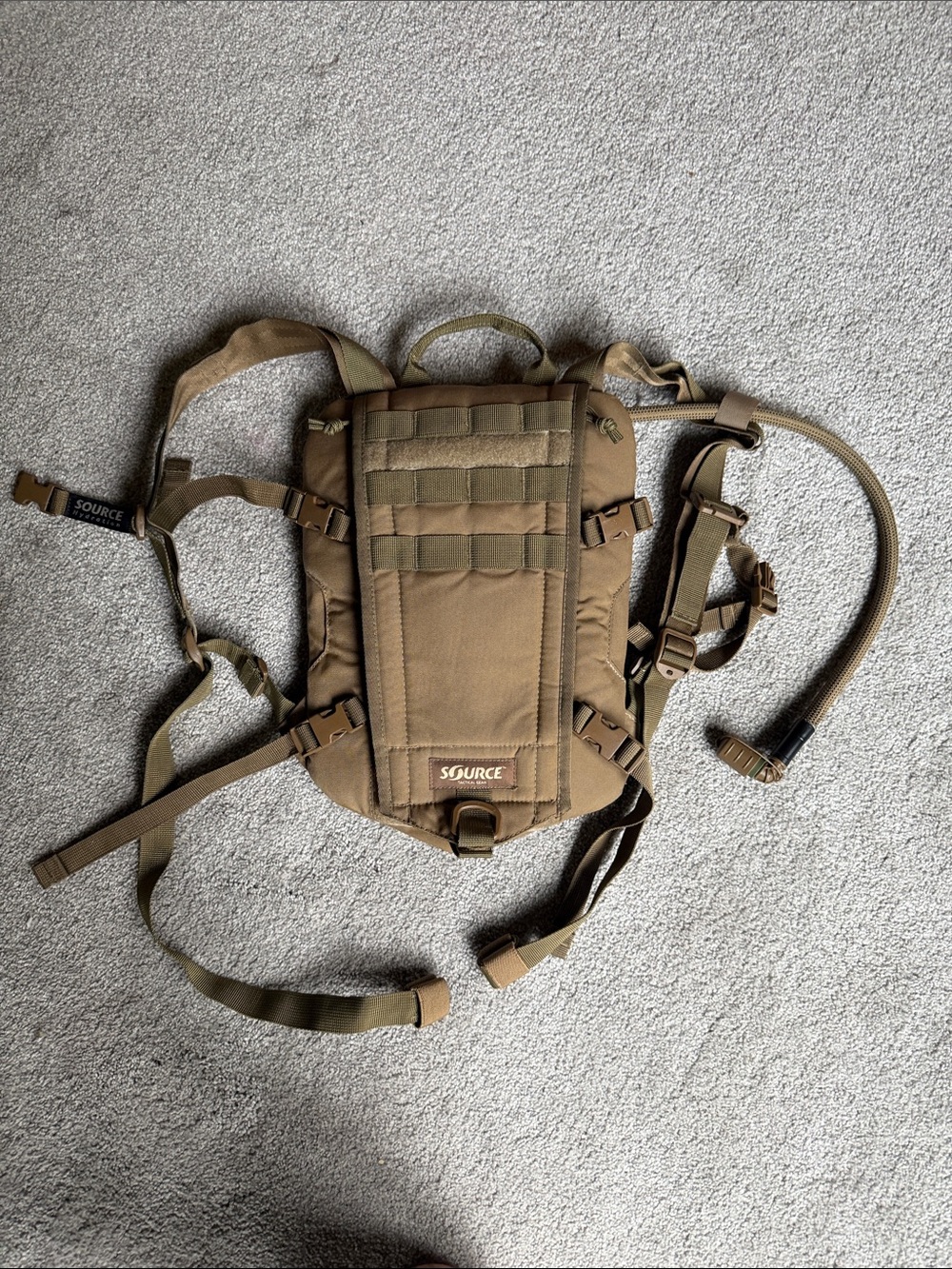Hydration Pack Backpack in Coyote Brown